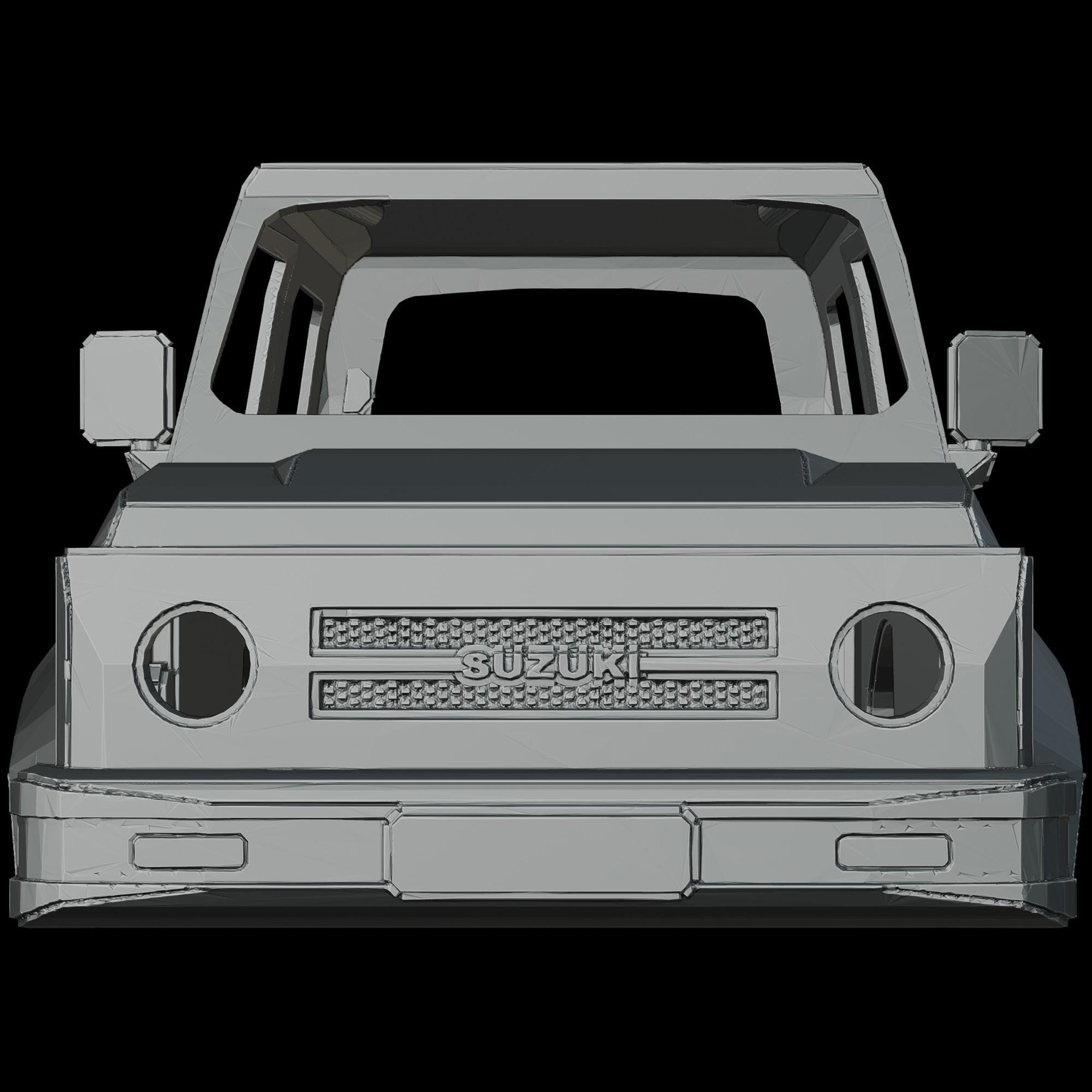 Suzuki Samurai SJ410 - 1/87 1/64 1/43 1/32 1/25 1/24 1/18 Scale
