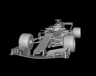 Red Bull RB14 F1 Formula 1 (2018) 1/87 1/64 1/43 1/32 1/25 1/24 1/18 Scale Resin car model kit 3D Printed