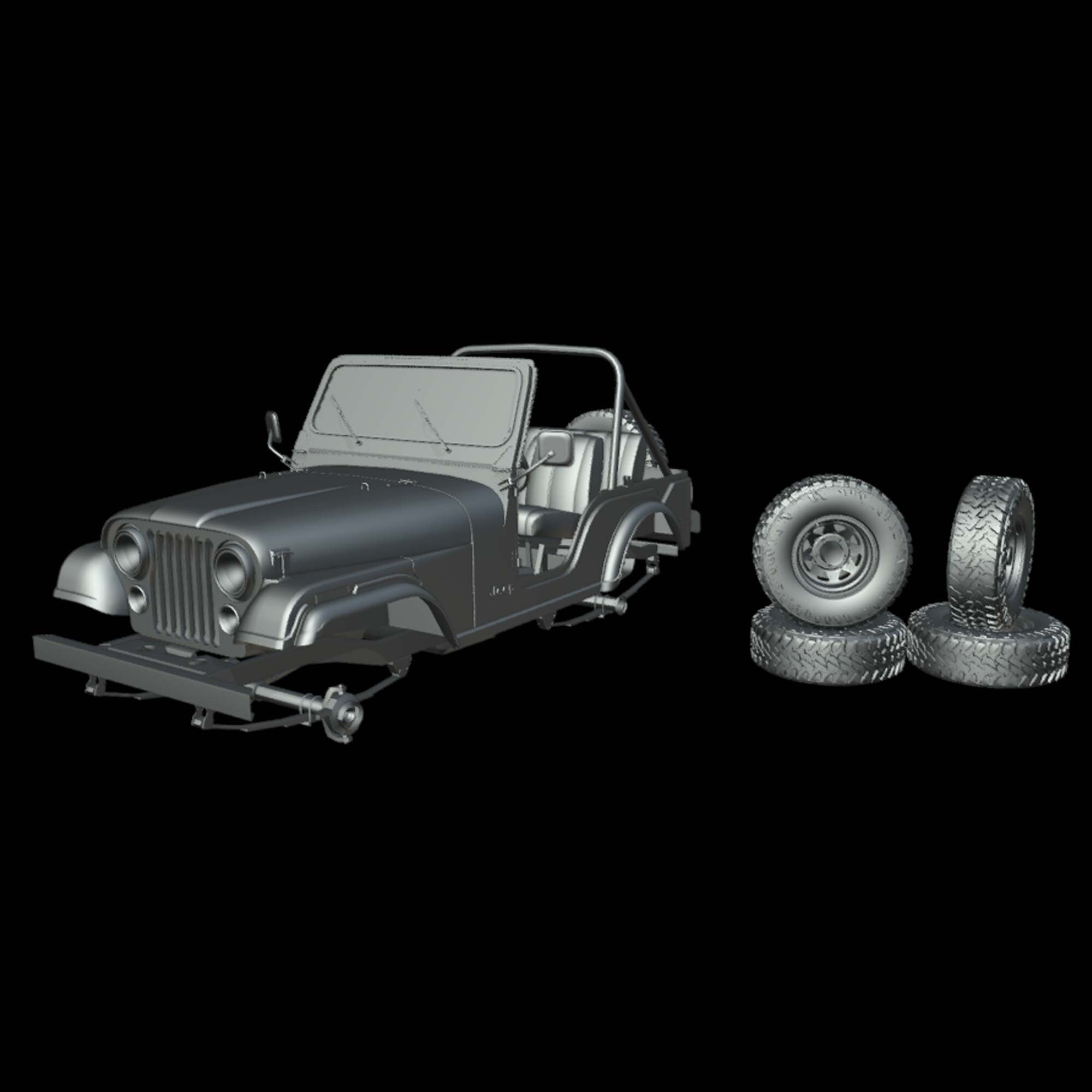 Jeep CJ-5 / Willys CJ-5 (1955 - 1983) Resin Model Car Kit - Etsy Jeep CJ-5 / Willys CJ-5 (1955 - 1983) Resin Model Car Kit - Etsy