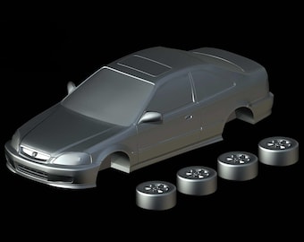 1/24 J's Racing シビック フロントリップスポイラー ハセガワ EG6用