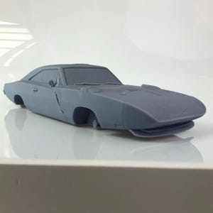 1/18 Dodge Charger Daytona (1969) Resin model car kit Failed 3D Print with defects