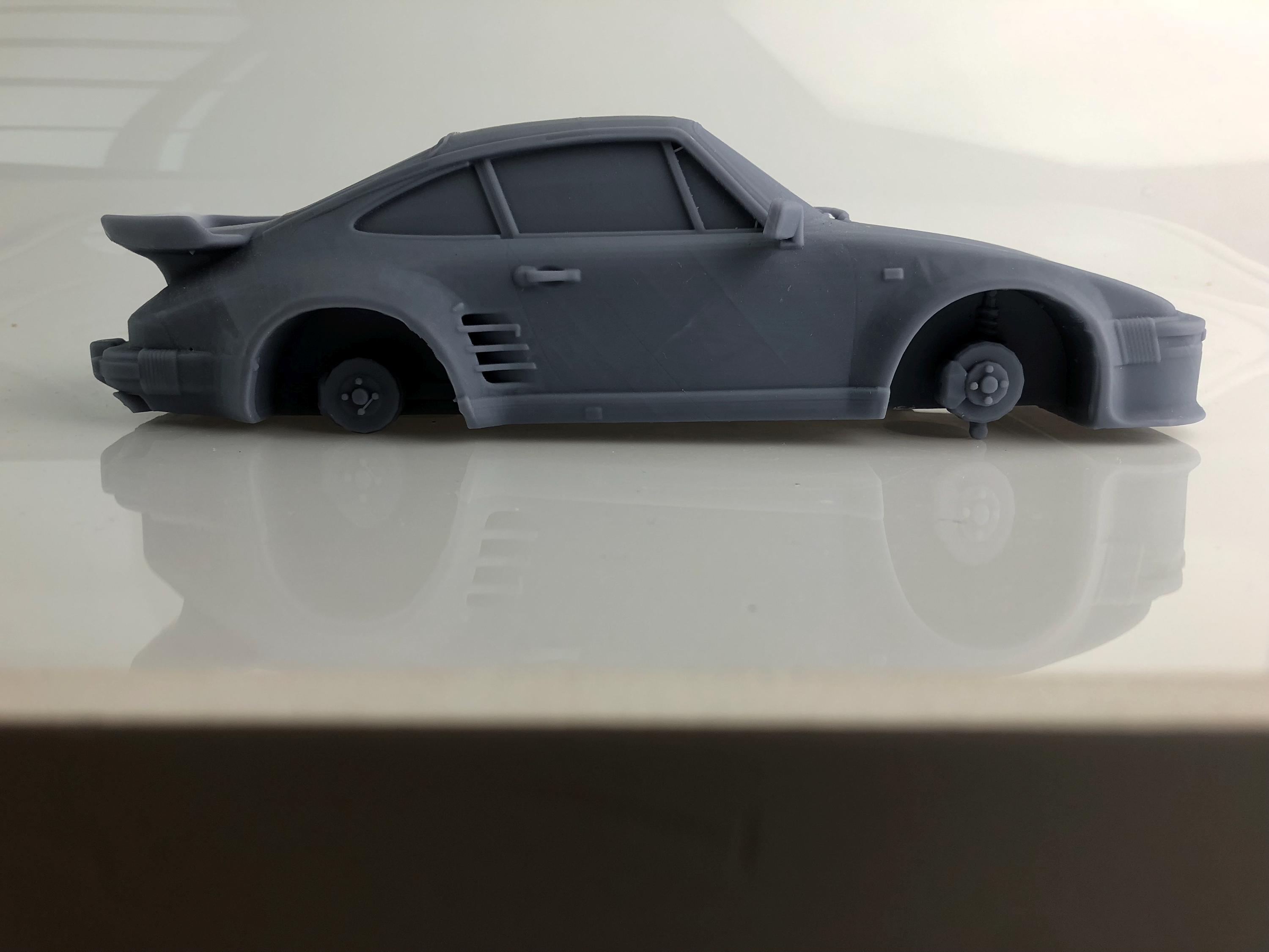 1/18 Porsche 911 (930) Turbo Flatnose (slantnose 930S) Resin Model