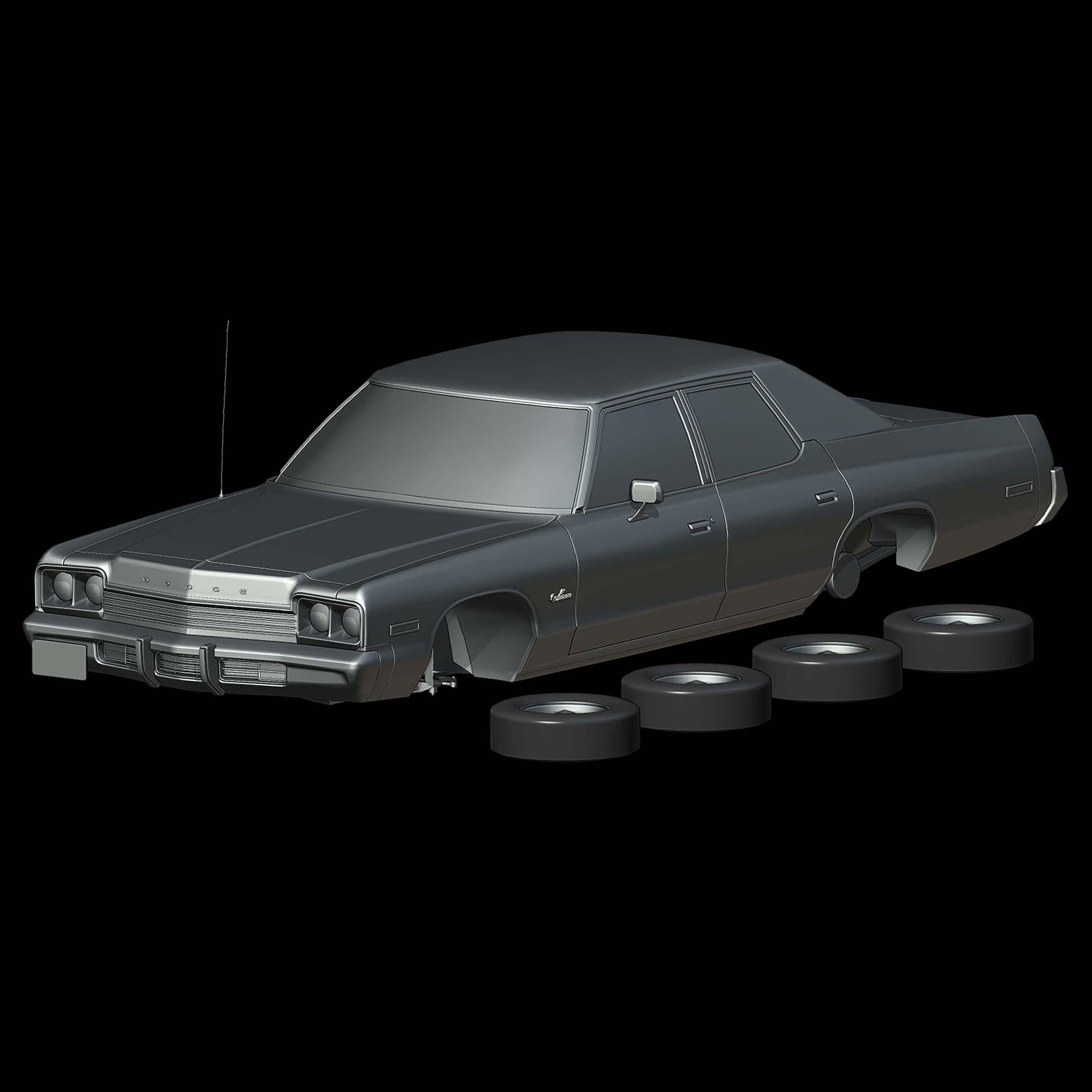 Dodge Monaco 4-door Sedan (1974) 1/87 1/64 1/43 1/32 1/25 1/24 1