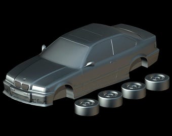 Bmw M3 E46 Gtr Street Version 1:43 Minichamps Black - Etsy