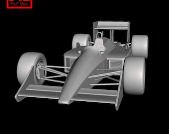 McLaren MP4-4 (1988) F1 — Archivos de impresión 3D STL OBJ para kit de modelo de coche de todas las escalas para impresión 3D