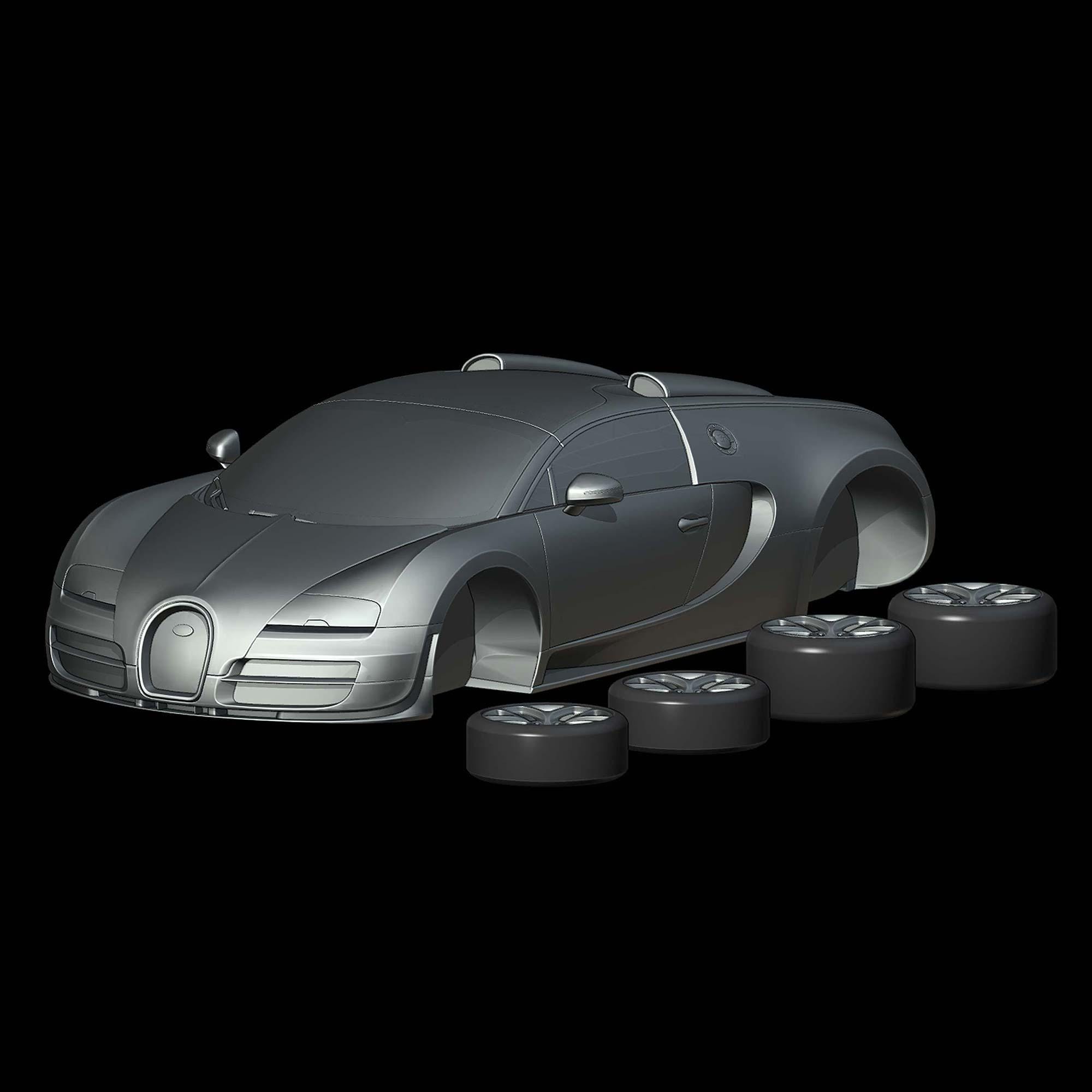 Bugatti Veyron 16.4 Grand Sport Vitesse (2012) 1/87 1/64 1/43 1/32