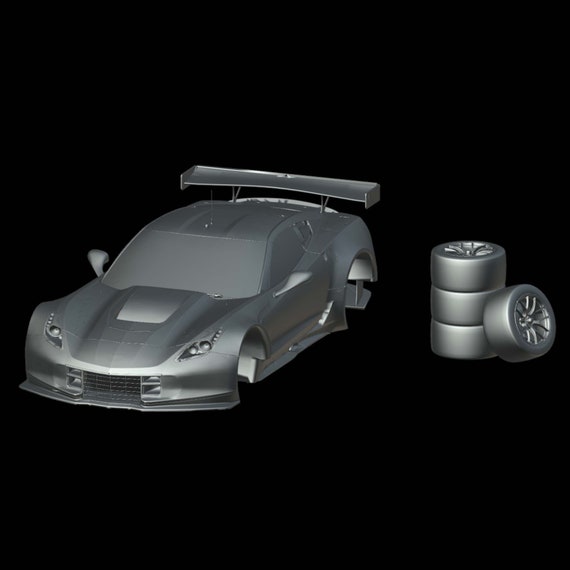 ミニカー 1/43 Spark Chevrolet Corvette C7.R 2014 TSM vs Spark 1/43 scale Corvette C7-R (25.00 vs 75.00