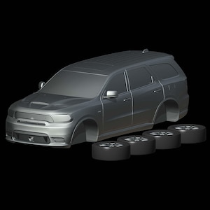 Dodge Durango SRT (2018) 1/87 1/64 1/43 1/32 1/25 1/24 1/20 Resin model car kit