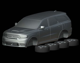 Dodge Durango SRT (2018) 1/87 1/64 1/43 1/32 1/25 1/24 1/20 Kit de carro modelo de resina