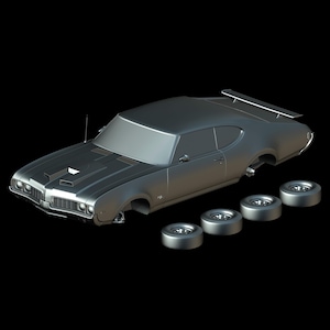 Oldsmobile 442 Hurst (1969) 1/87 1/64 1/43 1/32 1/25 1/24 1/18 Resin model car kit