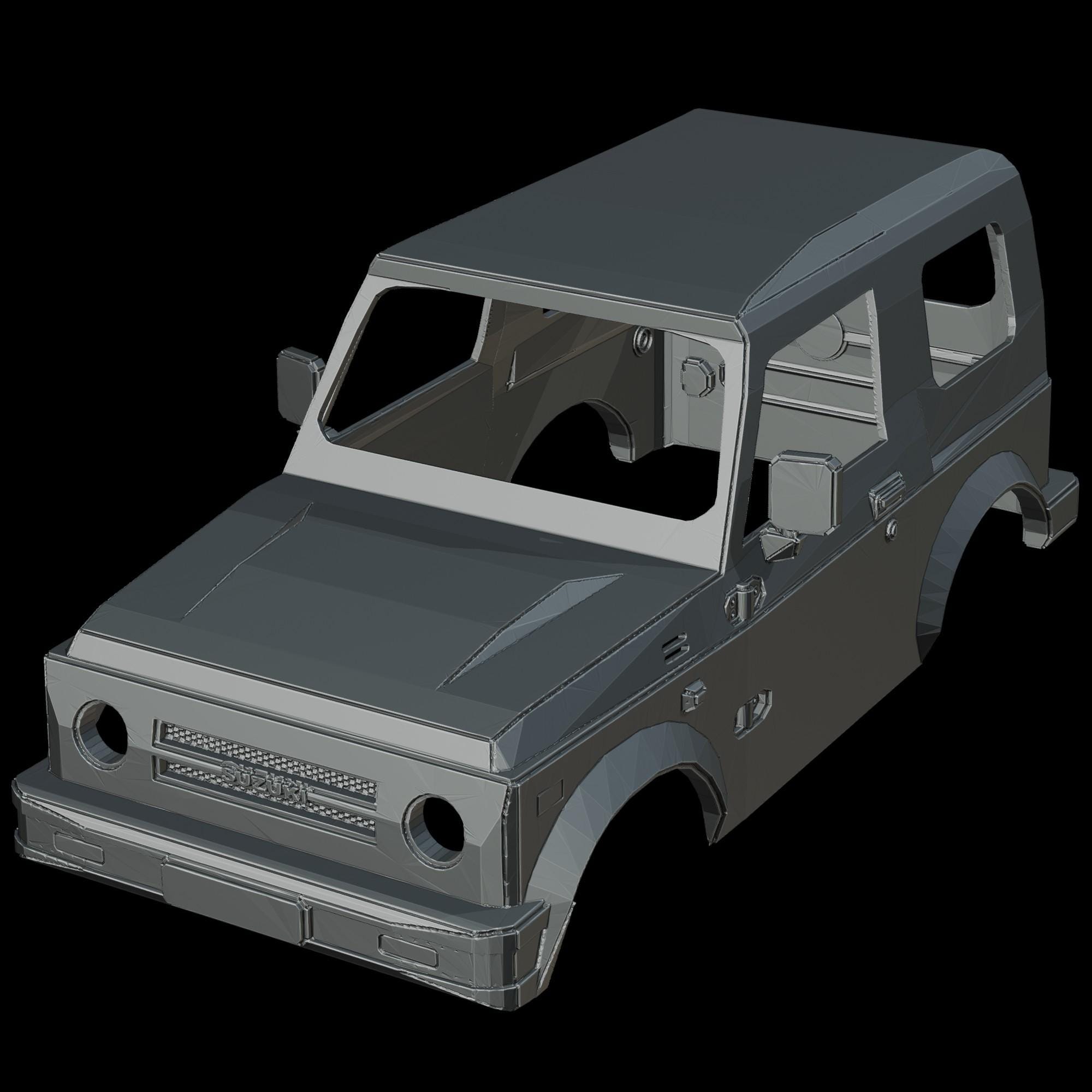 Suzuki Samurai SJ410 - 1/87 1/64 1/43 1/32 1/25 1/24 1/18 Scale
