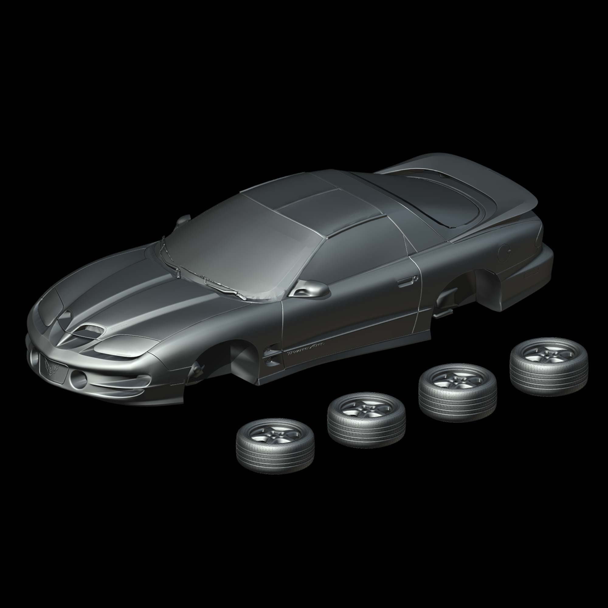 Pontiac Firebird Trans Am 1/12 組み立てキット NOS Pontiac Firebird Trans Am Motorized Model Kit 1/12 Scale