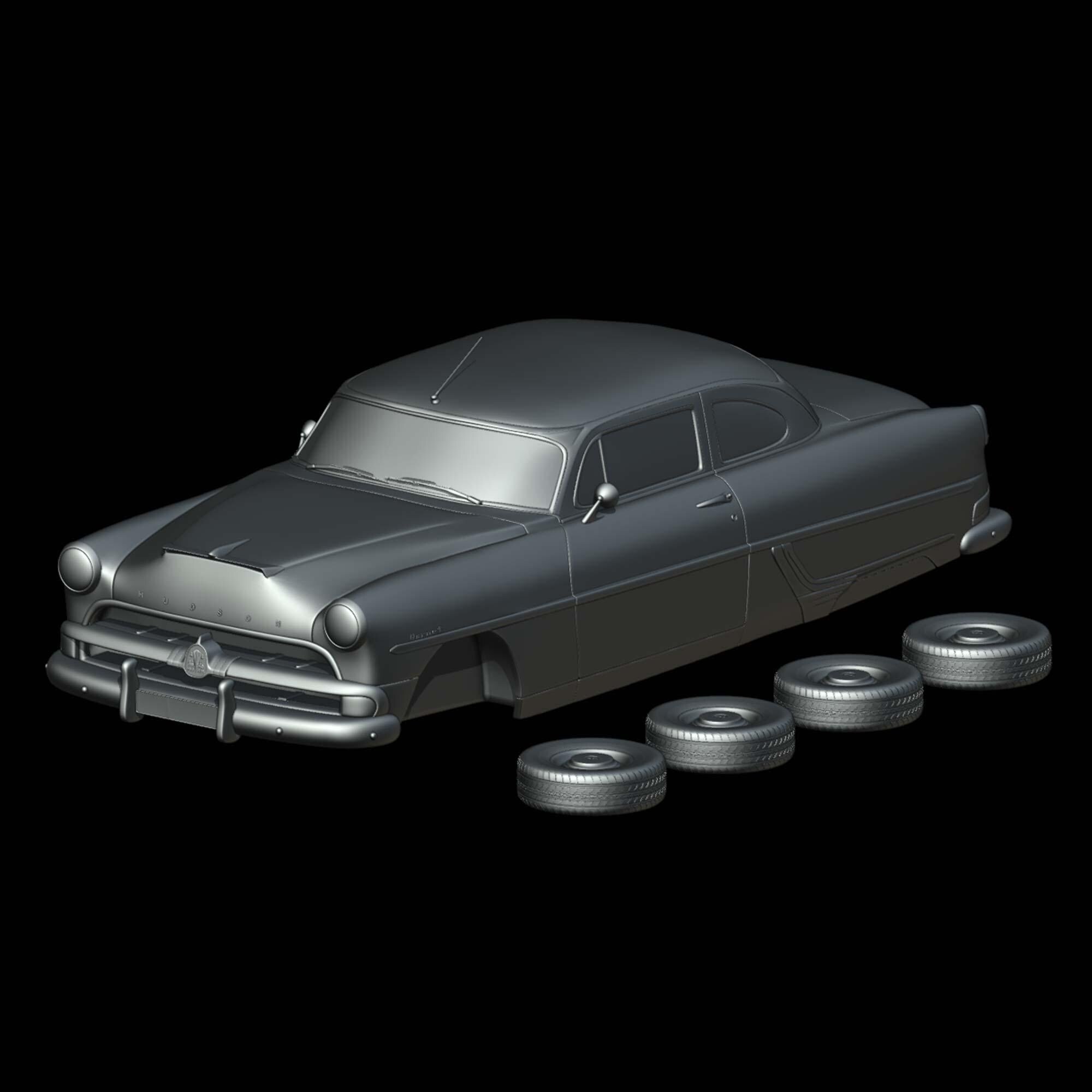 ハドソン ホーネット 1st Gen 2ドアクーペ (1954) 1/87 1/64 1/43 1/32 