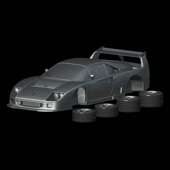 Ferrari F40 Competizione (1989) 1/87 1/64 1/43 1/32 1/25 1/24 1/18
