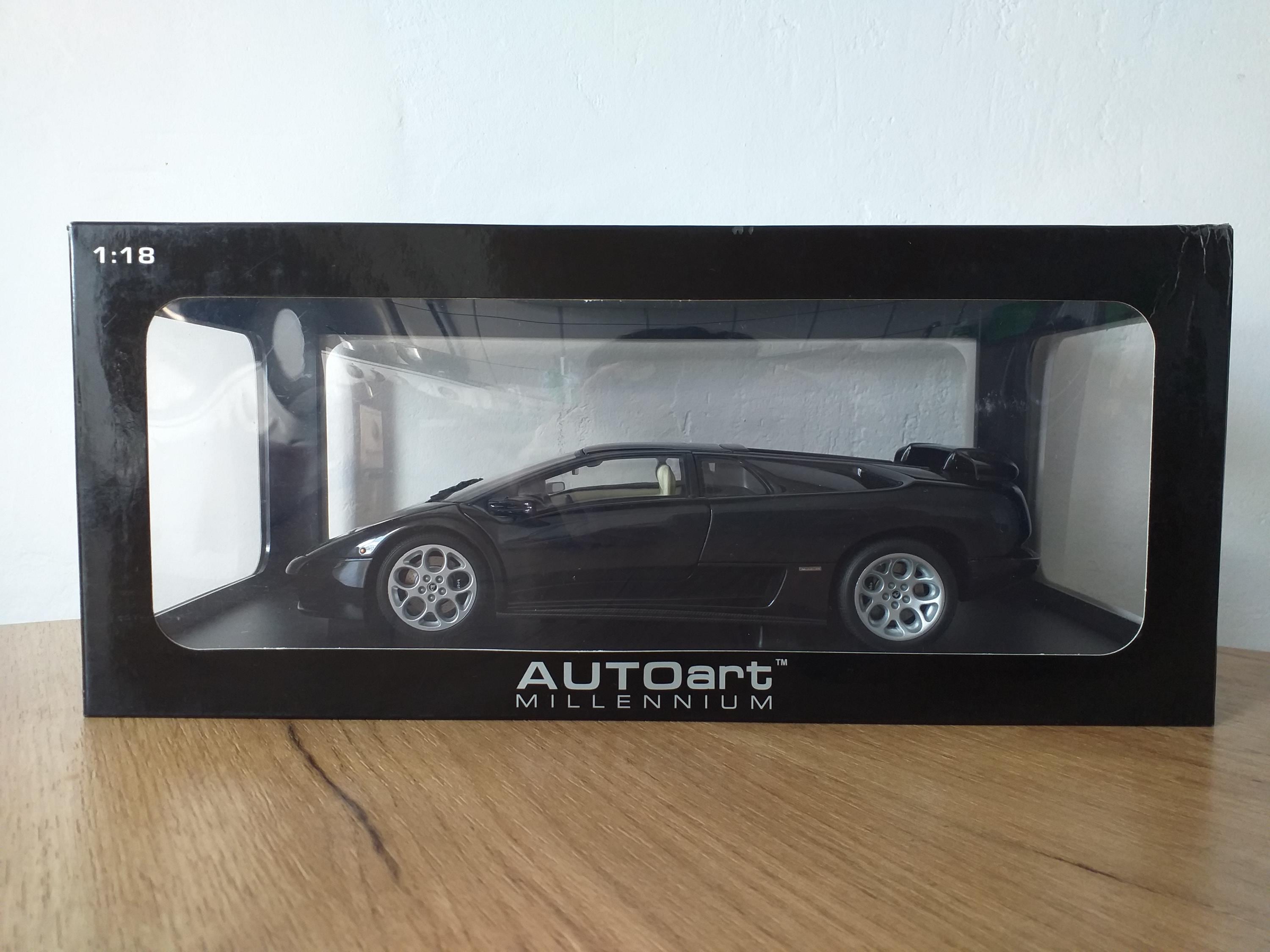 Autoart 1/18 Lamborghini Diablo 6.0 Black (74528) Diecast Model