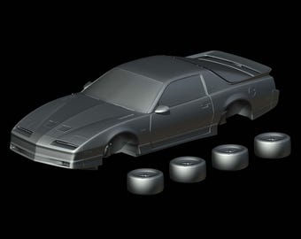 Pontiac Firebird Trans Am GTA (1987) 1/87 1/64 1/43 1/32 1/25 1/24 1/18 Kit de carro modelo de resina