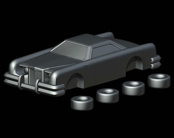 Lincoln Continental Mk. III Custom The Car Film (1977) 1/87 1/64 1/43 1/32 1/24 1/18 Resin model car kit