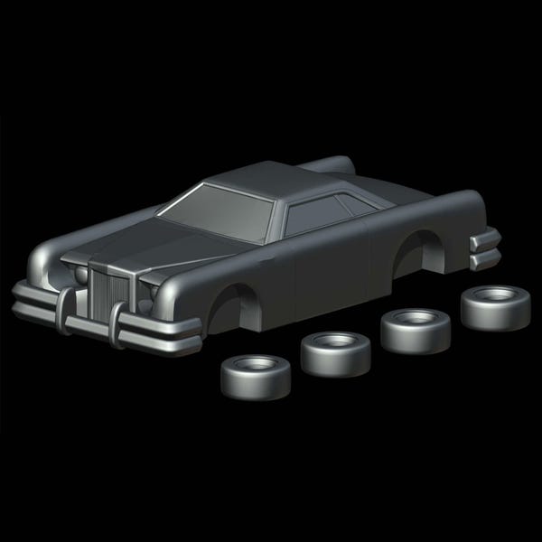 Lincoln Continental Mk. III Custom The Car Film (1977) 1/87 1/64 1/43 1/32 1/24 1/18 Resin model car kit