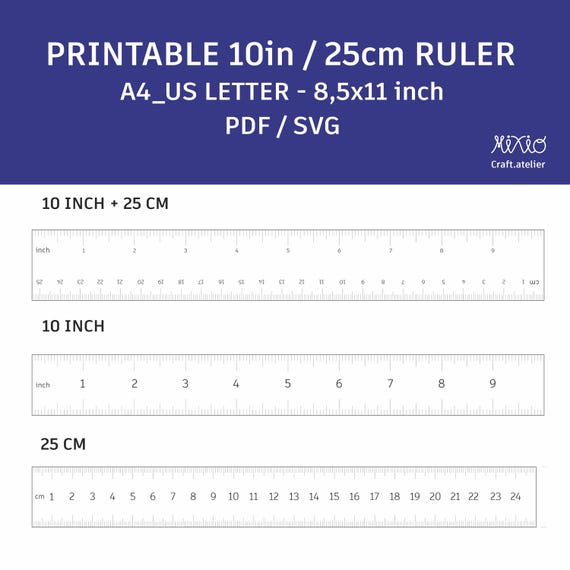 65 Inch Scale Printable Ruler Inches To Scale