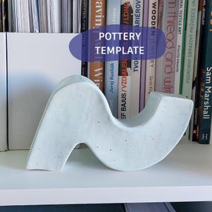 Slab building tutorial_pottery template_do it yourself decoration_ ceramics pattern_ easy to follow guide_ slab making project_ slab pottery