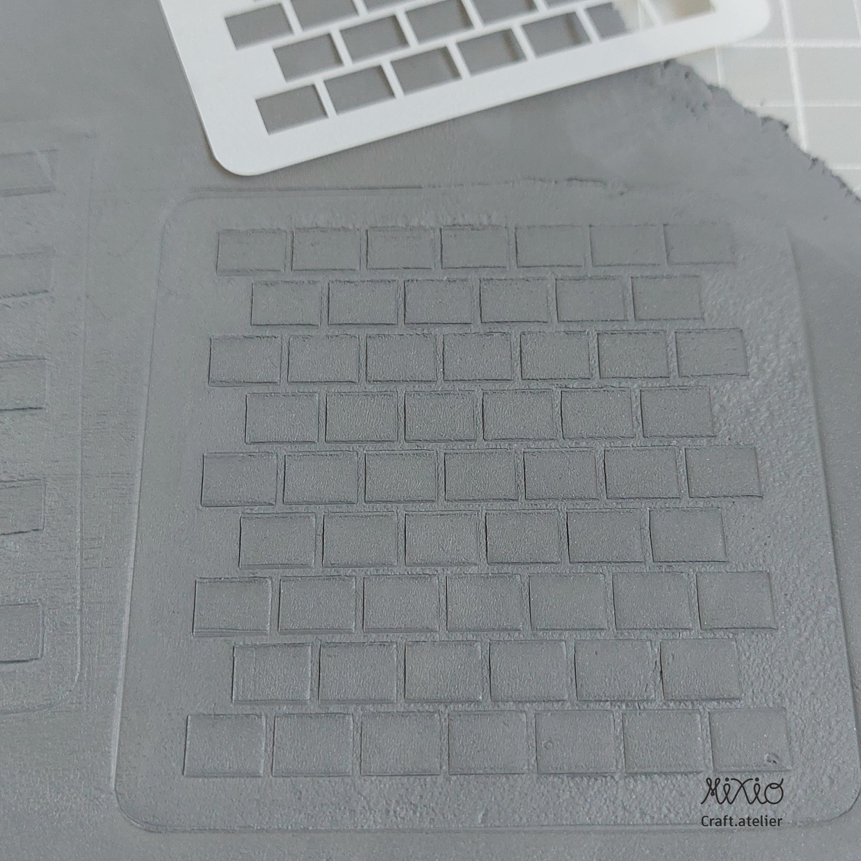Digital Svg Wall Pattern Stencil_emboss Clay Texture_silhouette Studio ...
