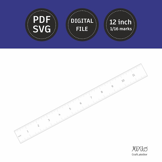 Righello Stampabile Righello Ellison Da 30 Cm In Plastica Con Inserto