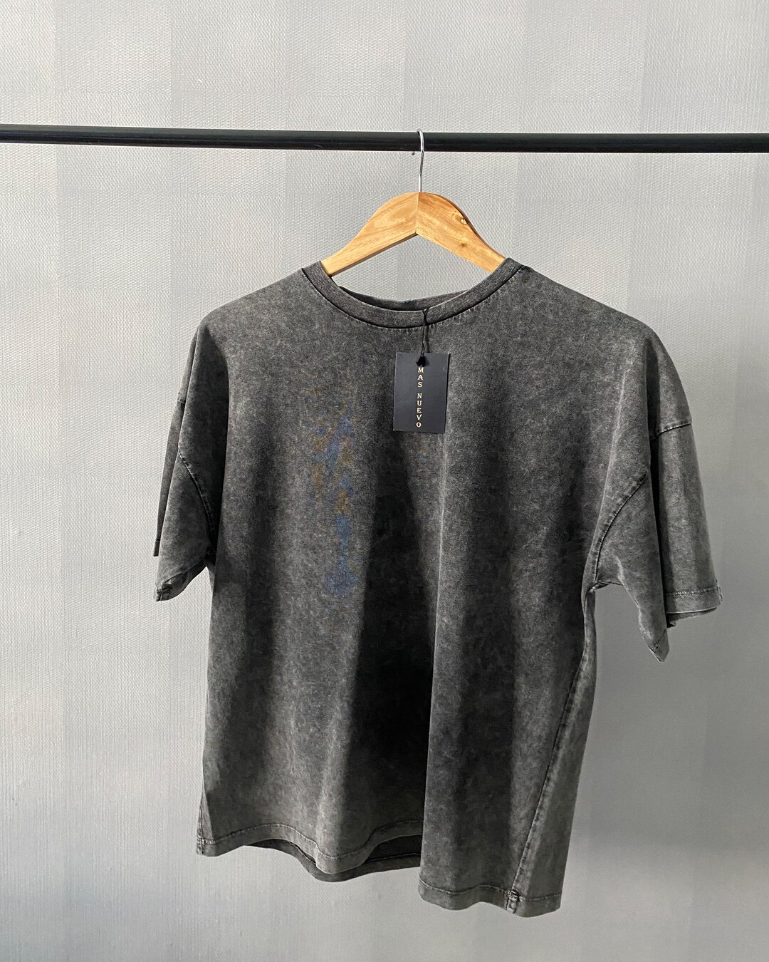 Stonewash & Patchwork Tie Top main image 0