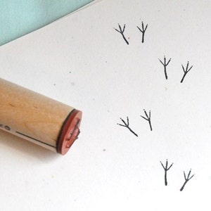 Bird Tracks Rubber Stamp image 2