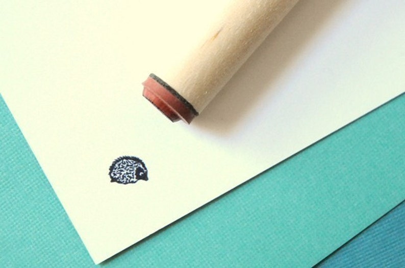 Hedgehog Rubber Stamp image 2