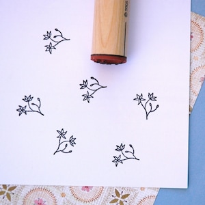 Trout Lily Rubber Stamp