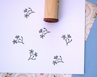 Trout Lily Rubber Stamp