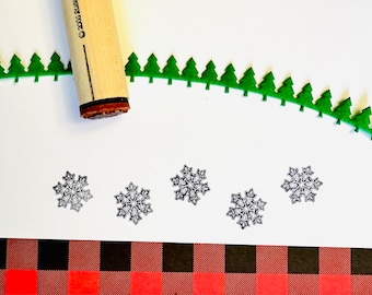 Stellar Snowflake Rubber Stamp