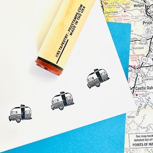 Camper Rubber Stamp