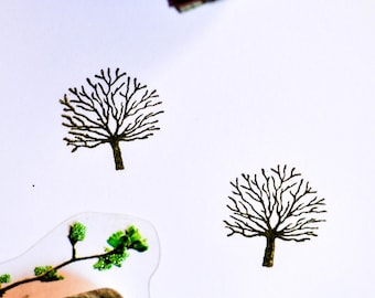 Bare Tree Rubber Stamp