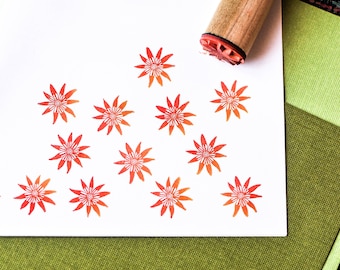 Sunshine Flower Rubber Stamp