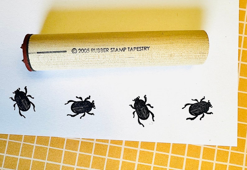 Scarab Rubber Stamp image 2