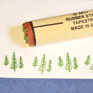 Tree Trio Rubber Stamp