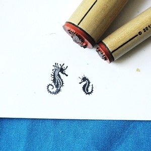 Seahorse Rubber Stamp Set image 1