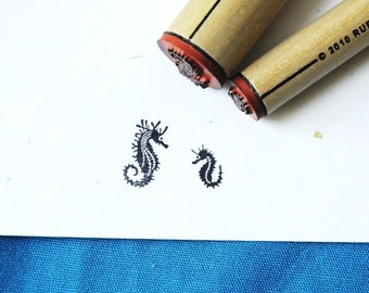 Seahorse Rubber Stamp Set