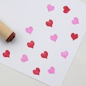 Solid Heart Rubber Stamp image 3
