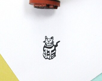 My Cat Fred Rubber Stamp