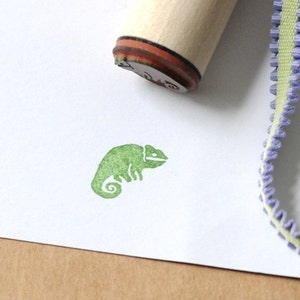 Chameleon Rubber Stamp