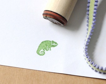 Chameleon Rubber Stamp