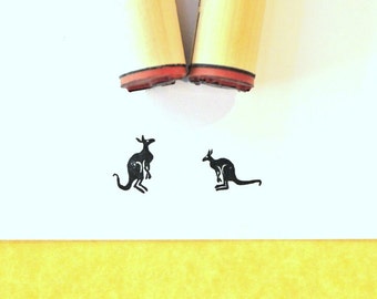 Kangaroo Rubber Stamp Set