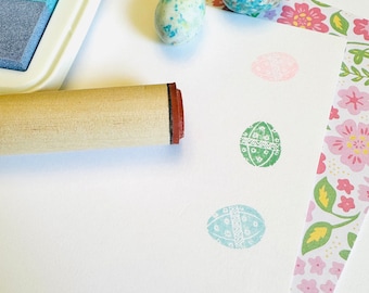 Ornate Egg Rubber Stamp