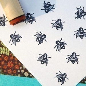 Bee Rubber Stamp image 2