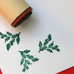 Holly Bough-stempel: