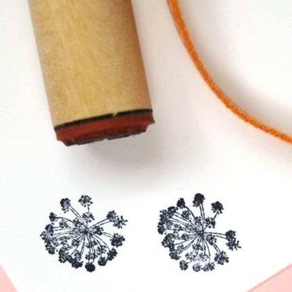 Queen Anne's Lace Rubber Stamp