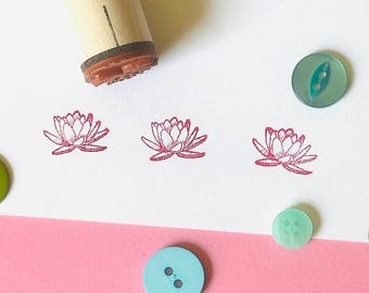 Lotus Rubber Stamp