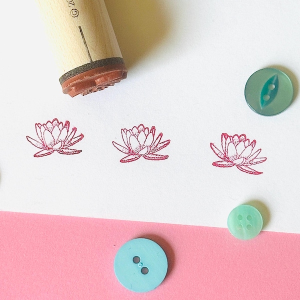 Lotus Rubber Stamp